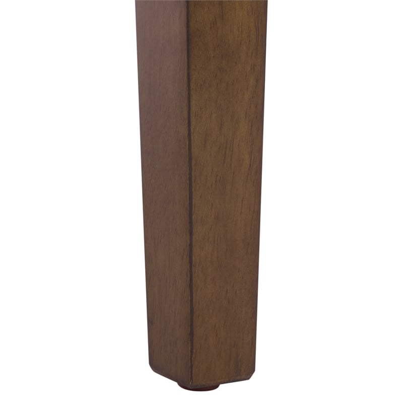 Southern Enterprises Amila Wood 1 Drawer Desk in Brown