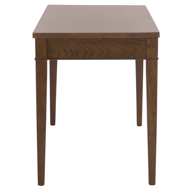 Southern Enterprises Amila Wood 1 Drawer Desk in Brown