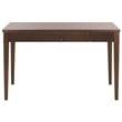 Southern Enterprises Amila Wood 1 Drawer Desk in Brown