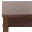 Southern Enterprises Amila Wood 1 Drawer Desk in Brown