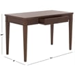 Southern Enterprises Amila Wood 1 Drawer Desk in Brown