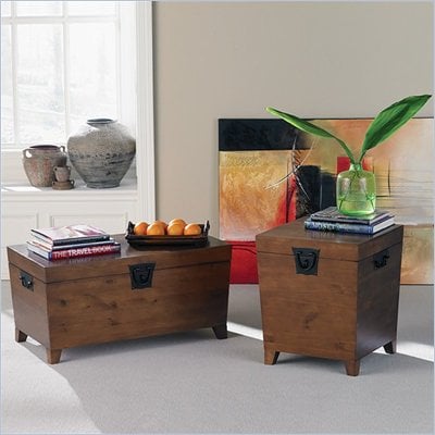 Southern Enterprises Pyramid Coffee Table and End Table Set