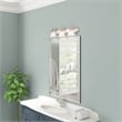 Livex Lighting Belmont 3 Bath Light in Brushed Nickel Finish with Chrome Insert