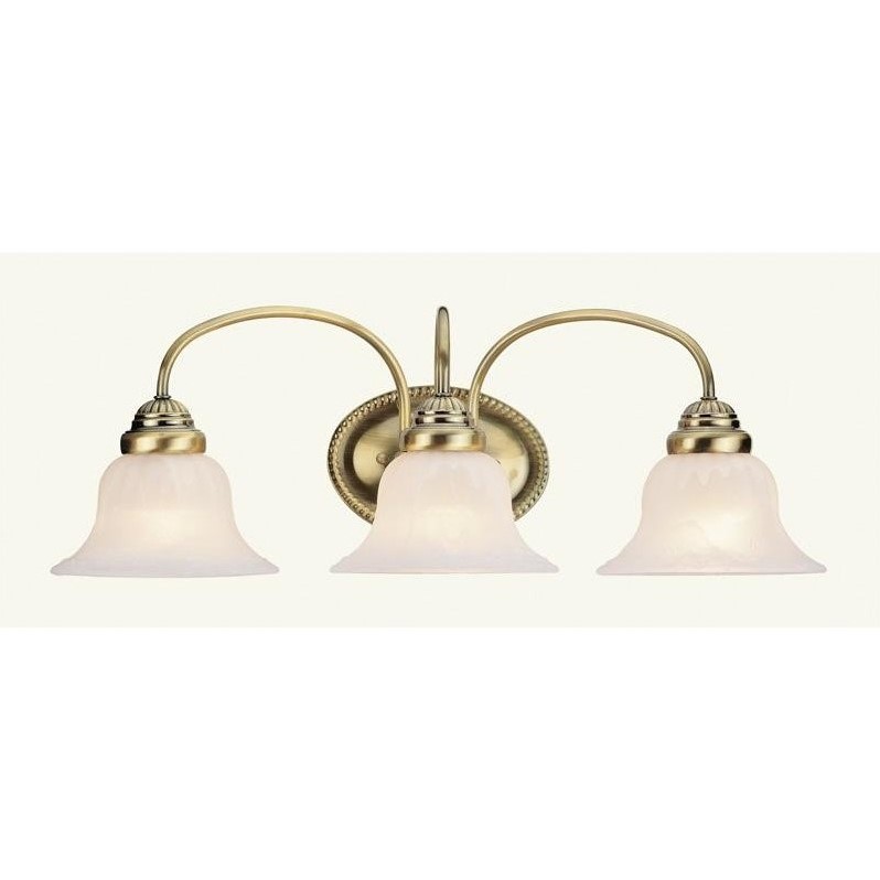 Livex Lighting Edgemont Bath Light in Antique Brass