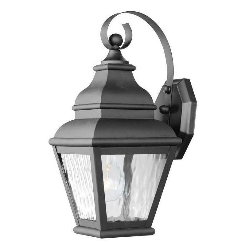 Livex Lighting Exeter Outdoor Wall Lantern in Black