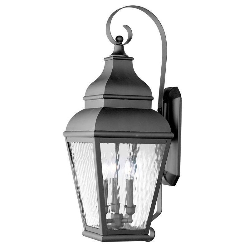 Livex Lighting Exeter Outdoor Wall Lantern in Black