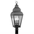 Livex Lighting Exeter Outdoor Post Head in Black