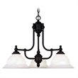 Livex Lighting North Port Chandelier in Black