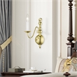 Livex Lighting Williamsburgh 1-Light Wall Sconce in Polished Brass