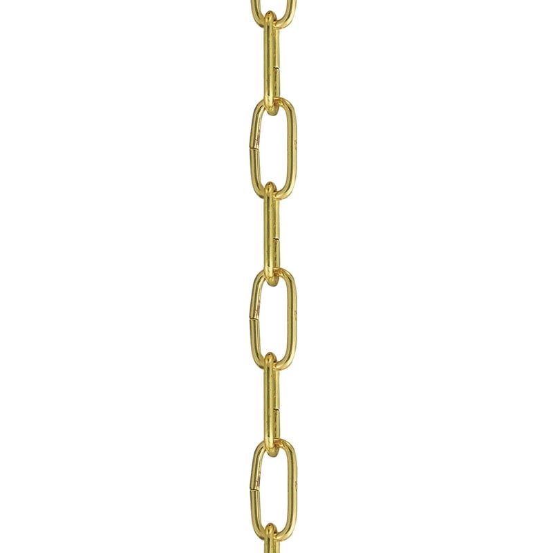 Livex Lighting Accessories Polished Brass 3' Heavy Duty Decorative Chain