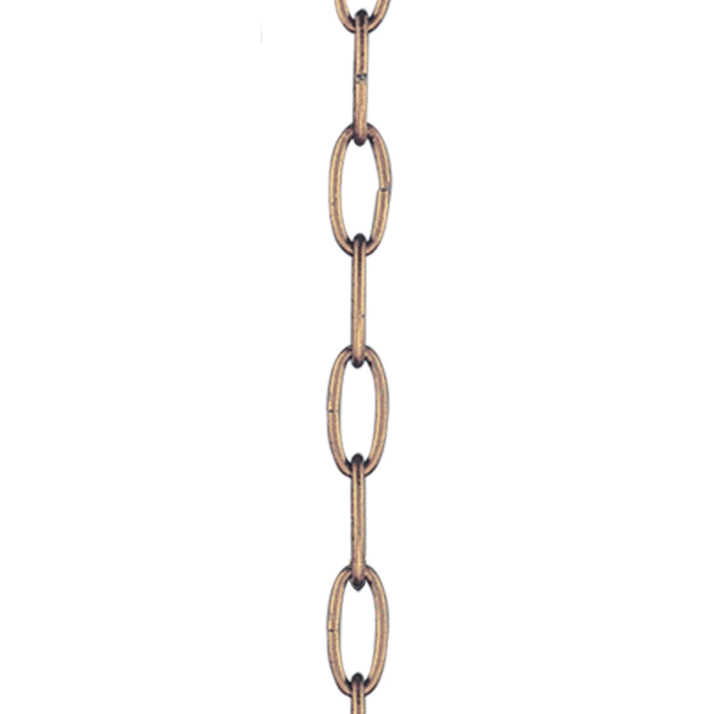 Livex Lighting Accessories Vintage Gold Leaf 3' Heavy Duty Decorative Chain
