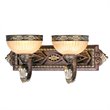 Livex Lighting Seville Bath in Palacial Bronze with Gilded Accents