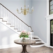 Livex Lighting Williamsburgh Chandelier in Polished Brass