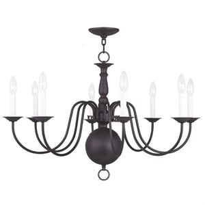 Livex Lighting Williamsburgh Chandelier in Bronze