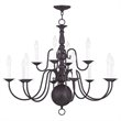 Livex Lighting Williamsburgh Chandelier in Bronze