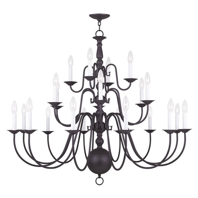 Livex Lighting Williamsburgh Chandelier in Bronze