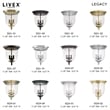Livex Lighting Legacy 3 Light Antique Brass Ceiling Mount