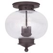 Livex Lighting Harbor Ceiling Mount in Bronze