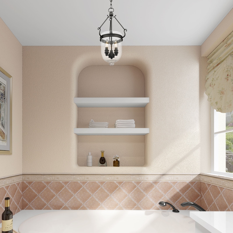 Livex Lighting Jefferson 3 Light Black Chain Lantern