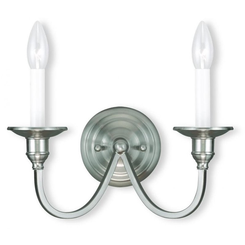 Livex Lighting Cranford Wall Sconce in Brushed Nickel