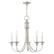 Livex Lighting Cranford Chandelier in Brushed Nickel