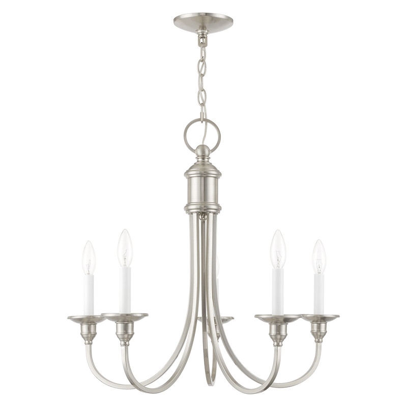 Livex Lighting Cranford Chandelier in Brushed Nickel