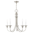 Livex Lighting Cranford Chandelier in Brushed Nickel