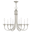 Livex Lighting Cranford Chandelier in Brushed Nickel