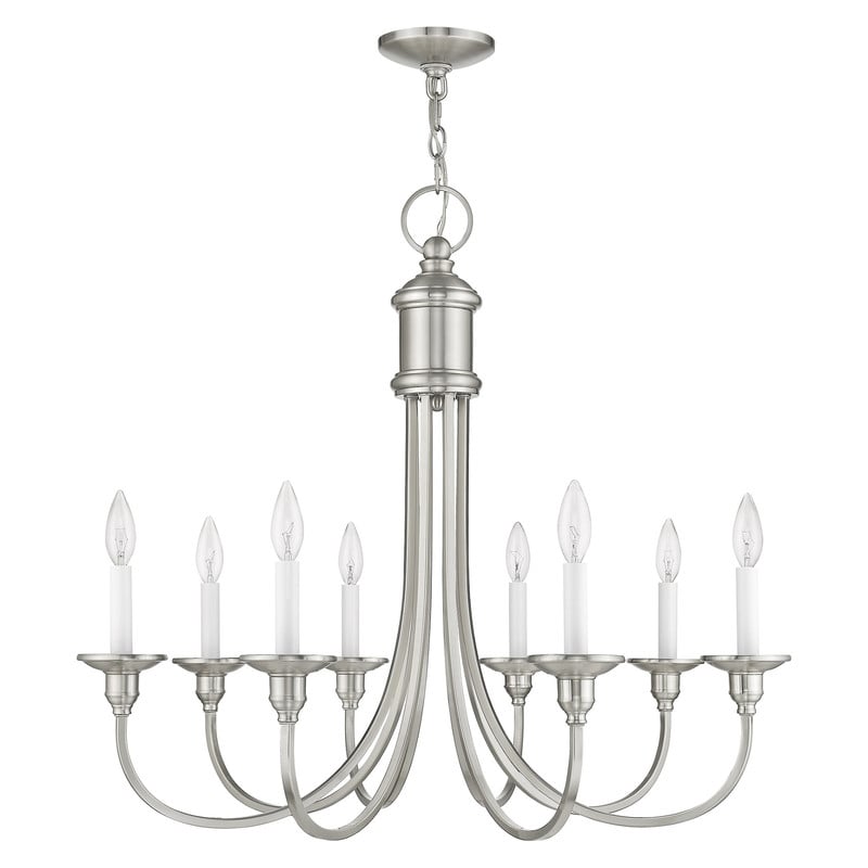 Livex Lighting Cranford Chandelier in Brushed Nickel