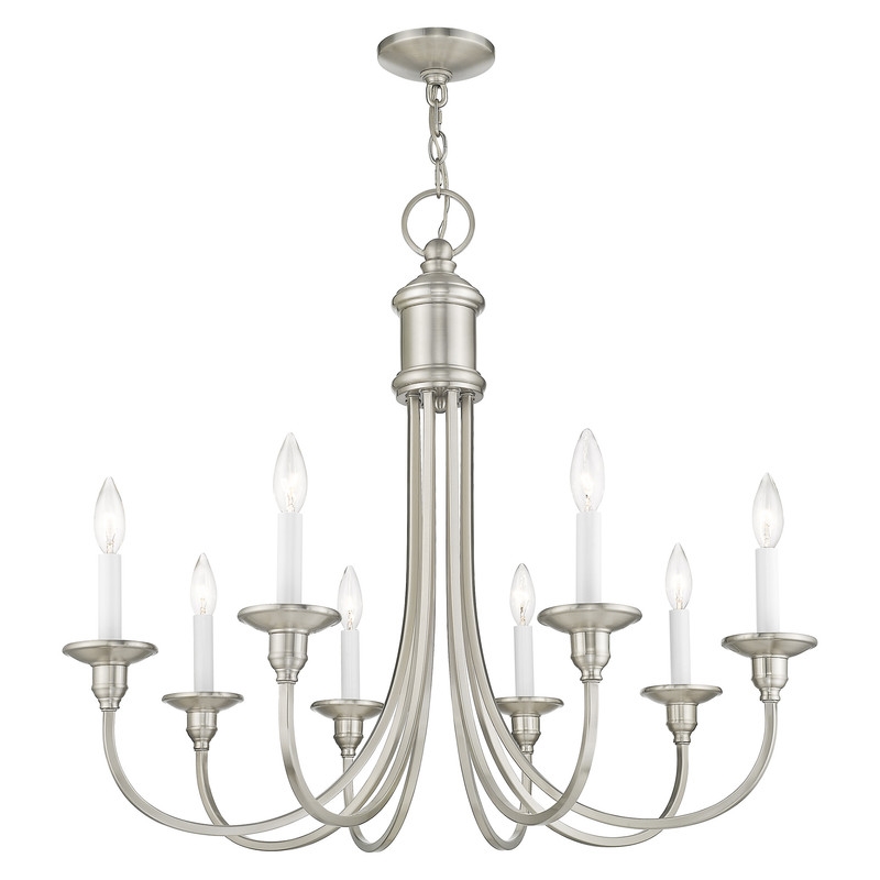 Livex Lighting Cranford Chandelier in Brushed Nickel