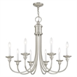 Livex Lighting Cranford Chandelier in Brushed Nickel