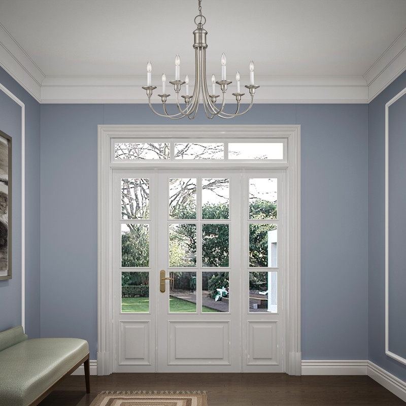 Livex Lighting Cranford Chandelier in Brushed Nickel
