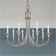 Livex Lighting Cranford Chandelier in Brushed Nickel