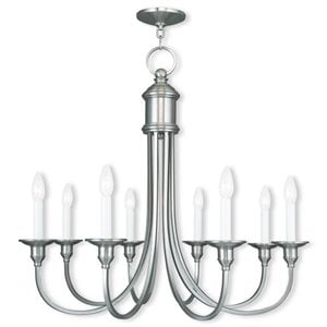 Livex Lighting Cranford Chandelier in Brushed Nickel