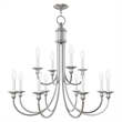 Livex Lighting Cranford Chandelier in Brushed Nickel