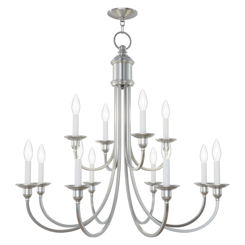 Livex Lighting Cranford Chandelier in Brushed Nickel