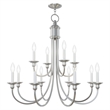 Livex Lighting Cranford Chandelier in Brushed Nickel