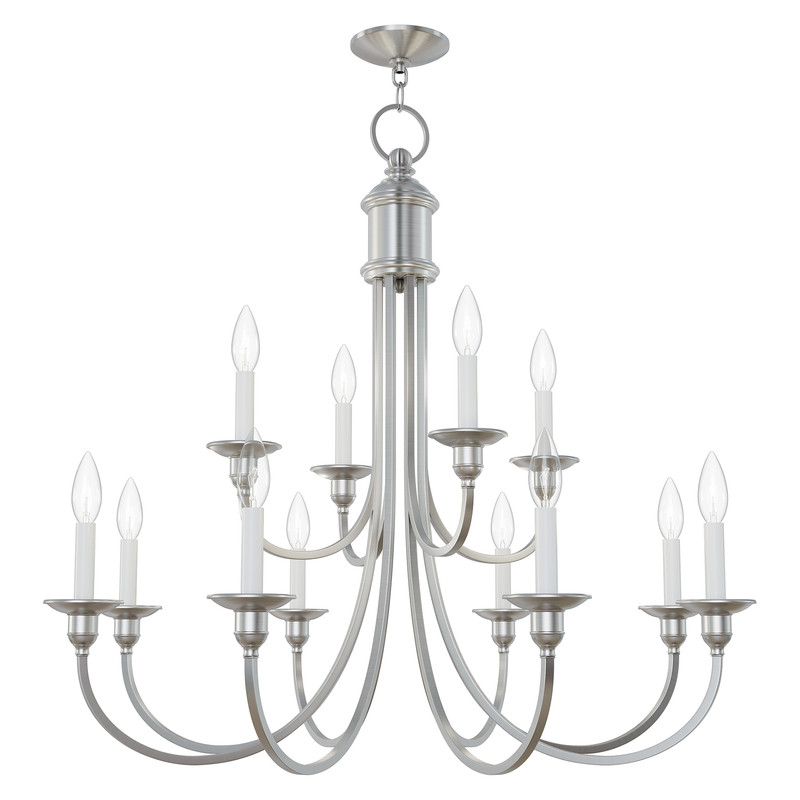 Livex Lighting Cranford Chandelier in Brushed Nickel