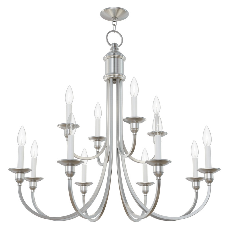 Livex Lighting Cranford Chandelier in Brushed Nickel