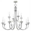 Livex Lighting Cranford Chandelier in Brushed Nickel