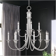 Livex Lighting Cranford Chandelier in Brushed Nickel
