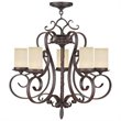 Livex Lighting Millburn Manor Chandelier in Imperial Bronze