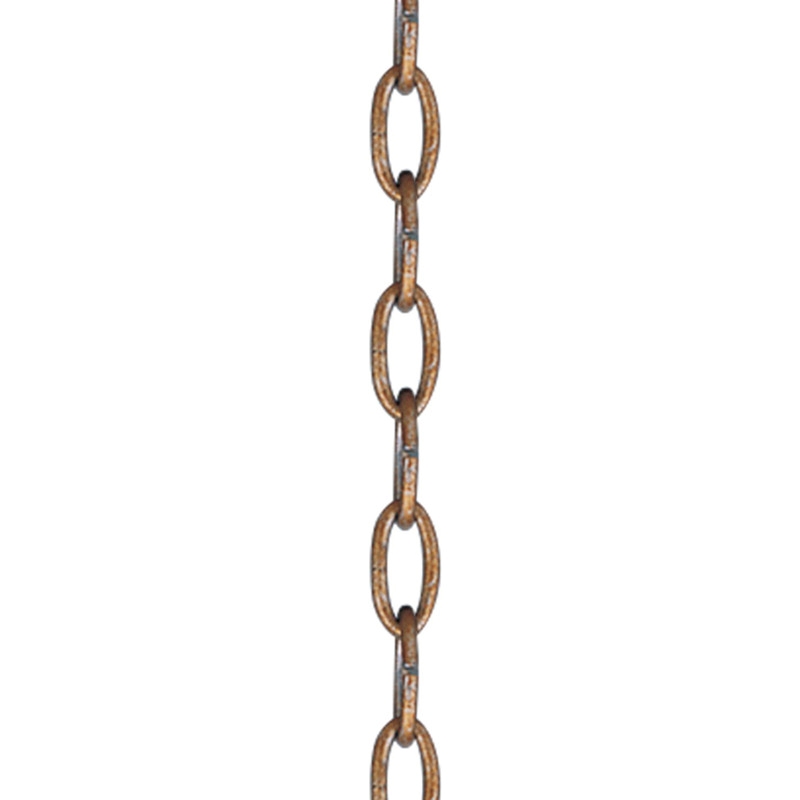 Livex Lighting Accessories Antique Gold Leaf 3' Standard Decorative Chain