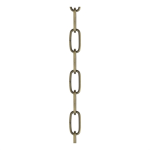Livex Lighting Accessories Antique Brass 3' Heavy Duty Decorative Chain