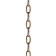 Livex Lighting Accessories Antique Gold Leaf 3' Heavy Duty Decorative Chain