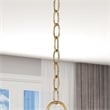 Livex Lighting Accessories Antique Gold Leaf 3' Heavy Duty Decorative Chain