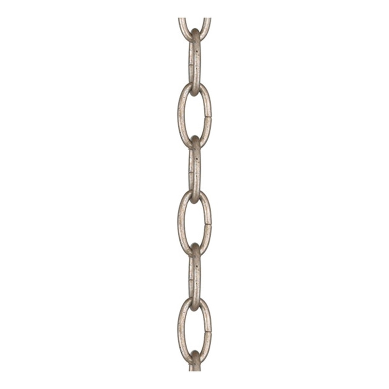 Livex Lighting Accessories Antique Silver Leaf 3' Heavy Duty Decorative Chain