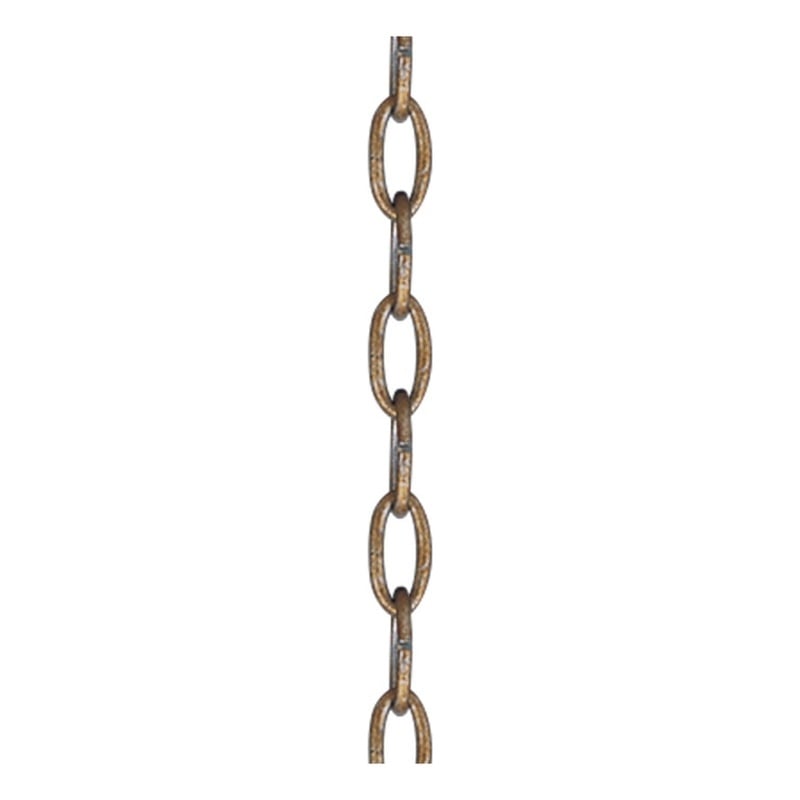 Livex Lighting Accessories Antique Gold Leaf 12' X Heavy Duty Decorative Chain
