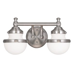 Livex Lighting Oldwick Bath Light in Brushed Nickel