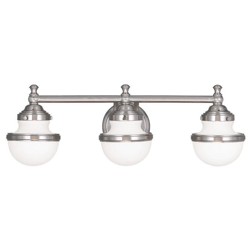 Livex Lighting Oldwick Bath Light in Brushed Nickel